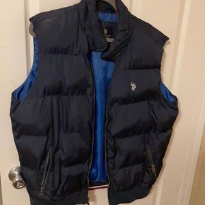 Blue polo vest